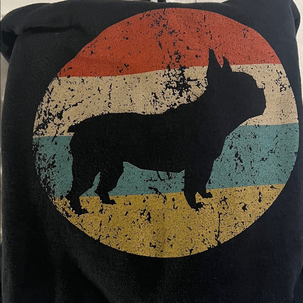 Vintage Style Bulldog Graphic T-Shirt